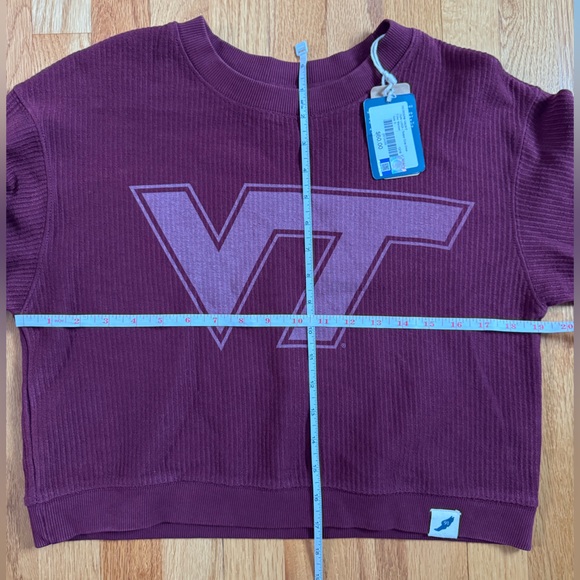 League Maroon VT Women's Hoodie - Picture 5 of 5